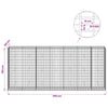 Gabion 5 mm langasta ja 5x10 cm verkosta 350x50x150 cm