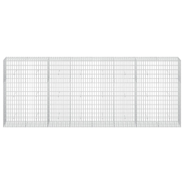 Gabion 5 mm langasta ja 5x10 cm verkosta 400x50x150 cm