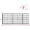 Gabion 5 mm langasta ja 5x10 cm verkosta 400x50x150 cm