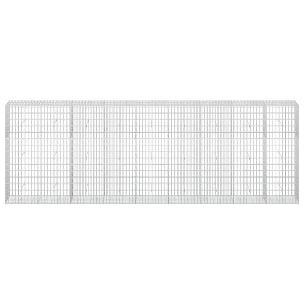 Gabion 5 mm langasta ja 5x10 cm verkosta 450x50x150 cm