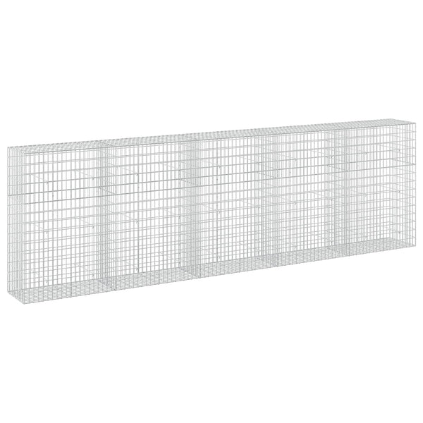 Gabion 5 mm langasta ja 5x10 cm verkosta 500x50x150 cm