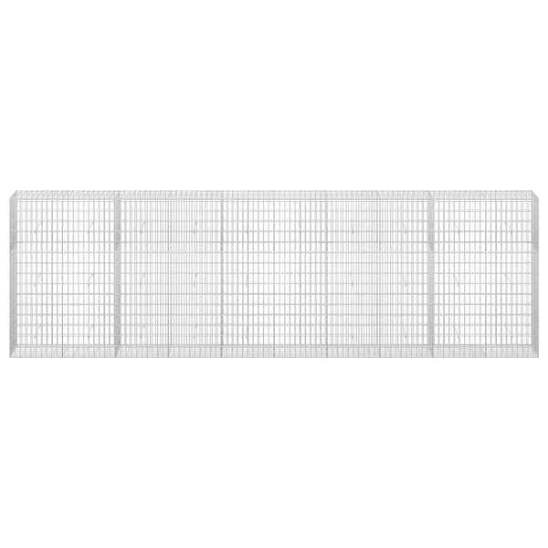 Gabion 5 mm langasta ja 5x10 cm verkosta 500x50x150 cm