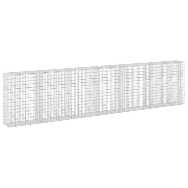 Gabion 5 mm langasta ja 5x10 cm verkosta 650x50x150 cm