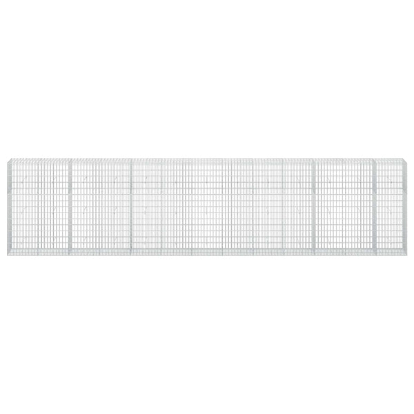 Gabion 5 mm langasta ja 5x10 cm verkosta 650x50x150 cm