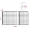 Gabion 5 mm langasta ja 5x10 cm verkosta 700x50x150 cm
