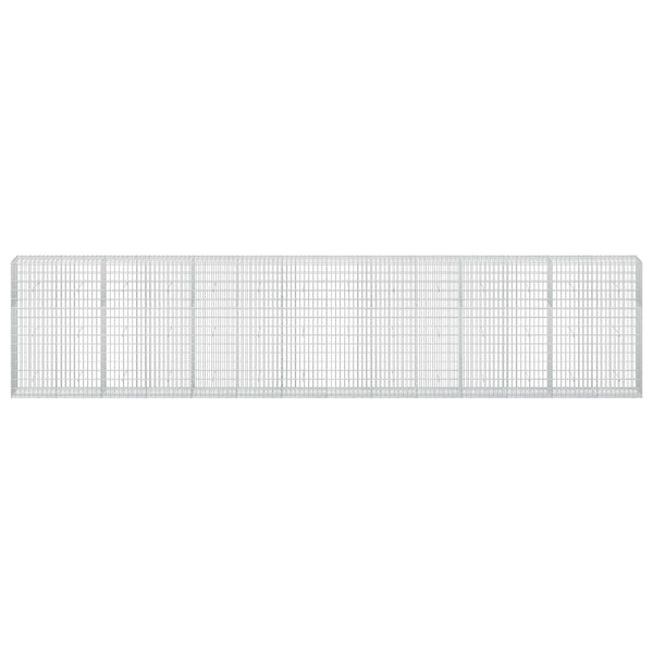 Gabion 5 mm langasta ja 5x10 cm verkosta 750x50x150 cm