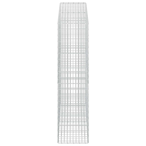 Gabion 5 mm langasta ja 5x10 cm verkosta 200x50x200 cm