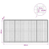 Gabion 5 mm langasta ja 5x10 cm verkosta 400x50x200 cm