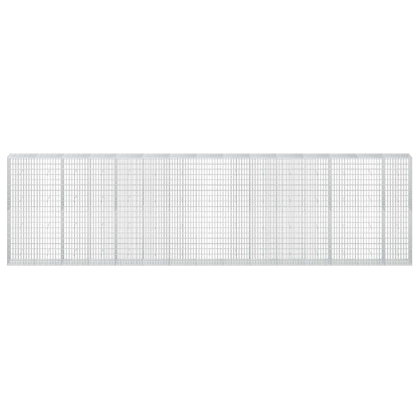 Gabion 5 mm langasta ja 5x10 cm verkosta 750x50x200 cm