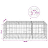 Gabion 5 mm langasta ja 5x10 cm verkosta 150x100x50 cm