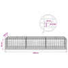 Gabion 5 mm langasta ja 5x10 cm verkosta 300x100x50 cm