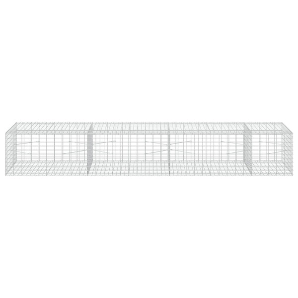 Gabion 5 mm langasta ja 5x10 cm verkosta 350x100x50 cm