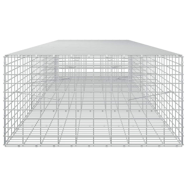 Gabion 5 mm langasta ja 5x10 cm verkosta 350x100x50 cm