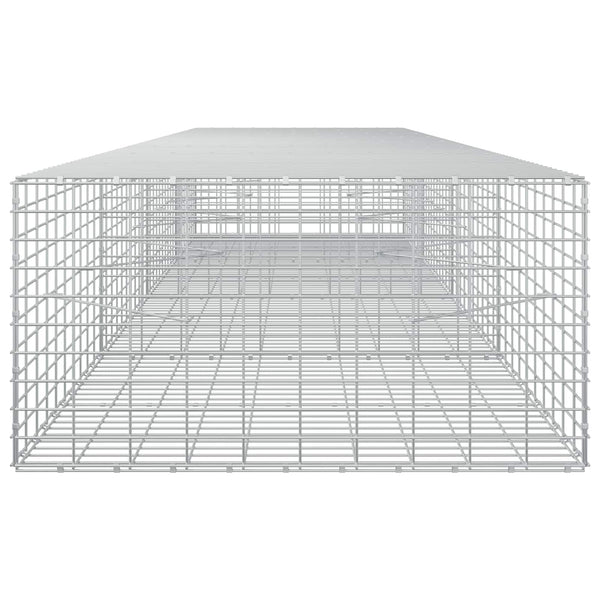 Gabion 5 mm langasta ja 5x10 cm verkosta 400x100x50 cm