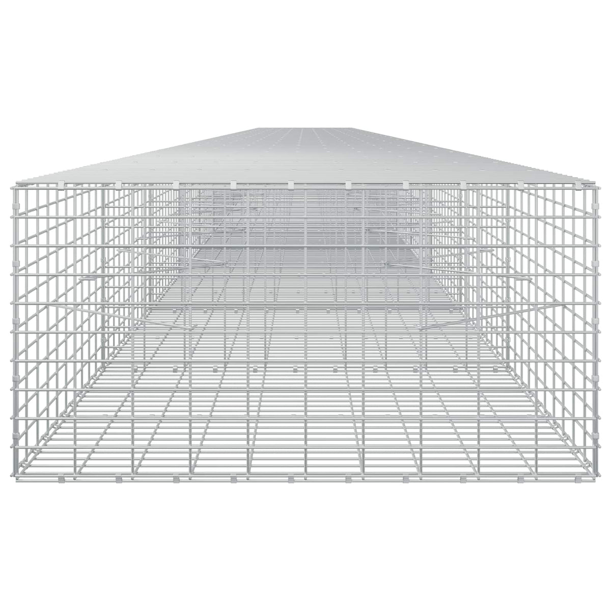 Gabion 5 mm langasta ja 5x10 cm verkosta 1200x100x50 cm