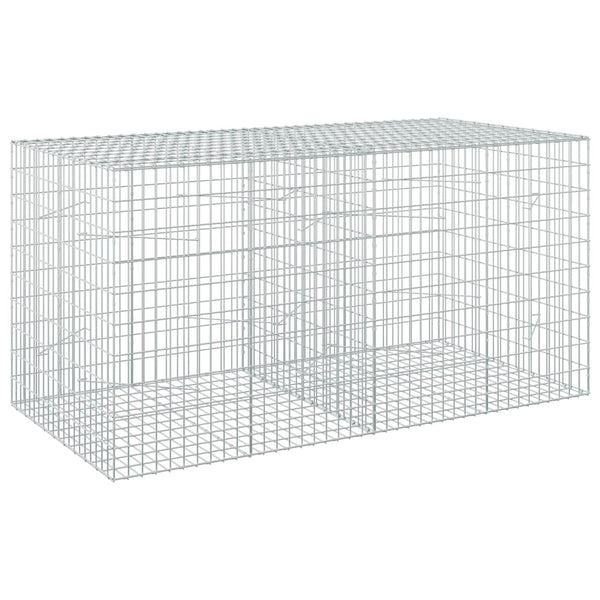 Gabion 5 mm langasta ja 5x10 cm verkosta 200x100x100 cm