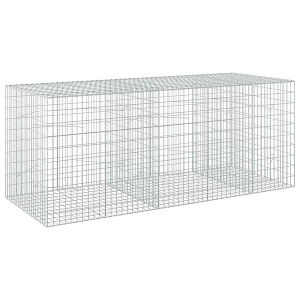Gabion 5 mm langasta ja 5x10 cm verkosta 250x100x100 cm