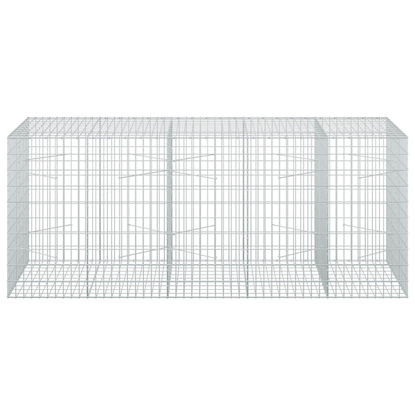 Gabion 5 mm langasta ja 5x10 cm verkosta 250x100x100 cm