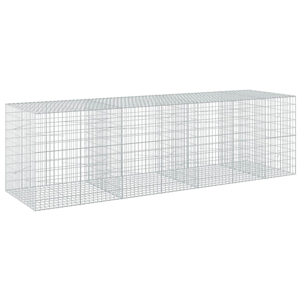Gabion 5 mm langasta ja 5x10 cm verkosta 350x100x100 cm