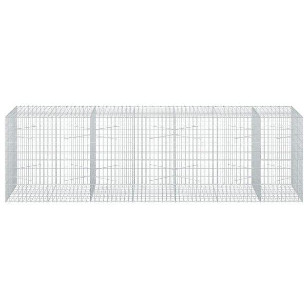 Gabion 5 mm langasta ja 5x10 cm verkosta 350x100x100 cm