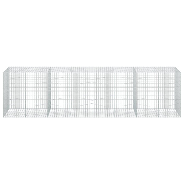 Gabion 5 mm langasta ja 5x10 cm verkosta 400x100x100 cm