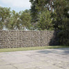 Gabion 5 mm langasta ja 5x10 cm verkosta 450x100x100 cm