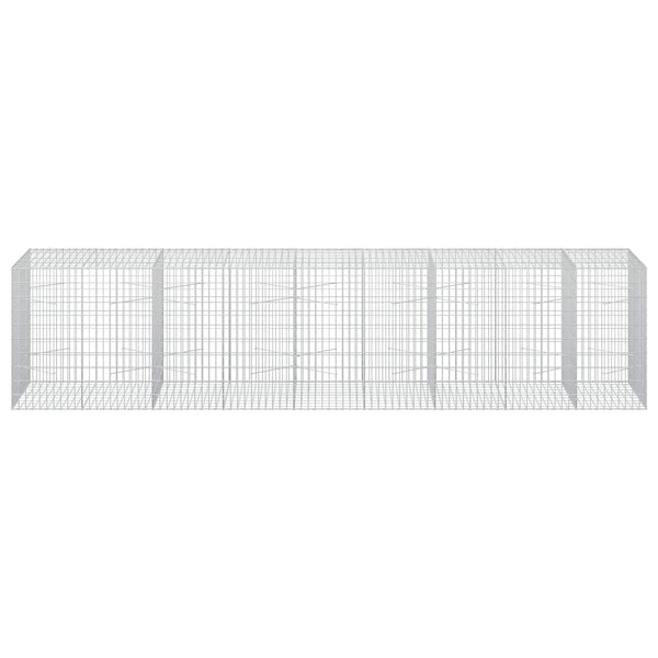 Gabion 5 mm langasta ja 5x10 cm verkosta 450x100x100 cm