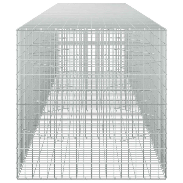 Gabion 5 mm langasta ja 5x10 cm verkosta 450x100x100 cm