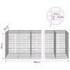 Gabion 5 mm langasta ja 5x10 cm verkosta 1050x100x100 cm