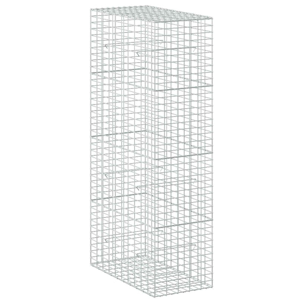Gabion 5 mm langasta ja 5x10 cm verkosta 50x100x200 cm