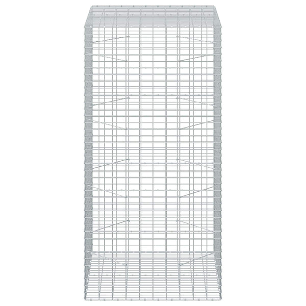 Gabion 5 mm langasta ja 5x10 cm verkosta 100x100x200 cm
