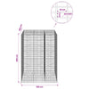 Gabion 5 mm langasta ja 5x10 cm verkosta 150x100x200 cm
