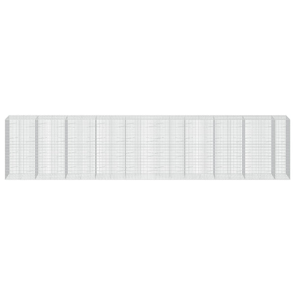 Gabion 5 mm langasta ja 5x10 cm verkosta 950x100x200 cm