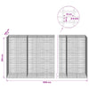 Gabion 5 mm langasta ja 5x10 cm verkosta 1000x100x200 cm
