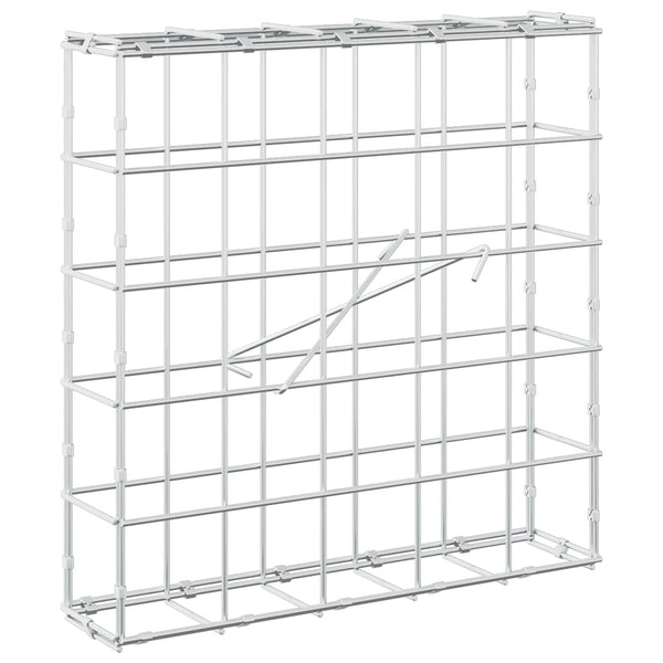 Gabion 5 mm langasta ja 10x10 cm verkosta 50x10x50 cm