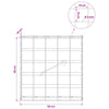 Gabion 5 mm langasta ja 10x10 cm verkosta 50x10x50 cm