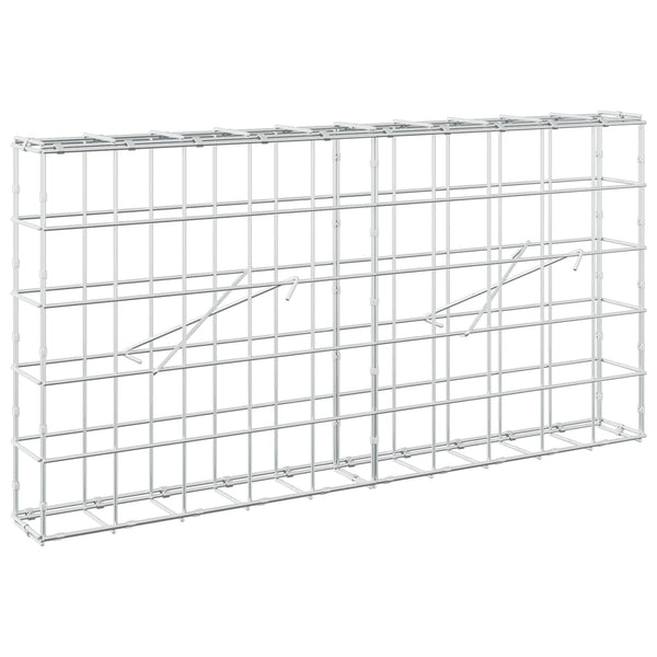 Gabion 5 mm langasta ja 10x10 cm verkosta 100x10x50 cm