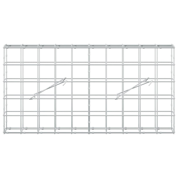 Gabion 5 mm langasta ja 10x10 cm verkosta 100x10x50 cm