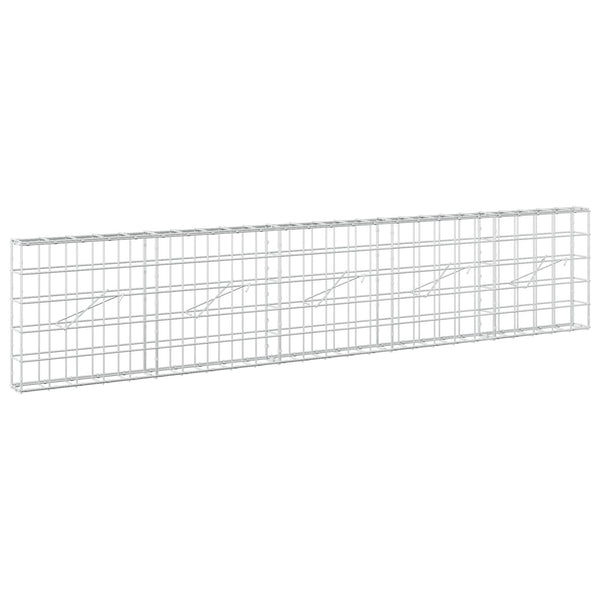 Gabion 5 mm langasta ja 10x10 cm verkosta 250x10x50 cm
