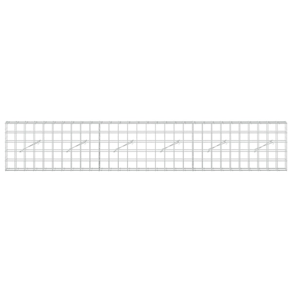 Gabion 5 mm langasta ja 10x10 cm verkosta 300x10x50 cm
