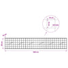 Gabion 5 mm langasta ja 10x10 cm verkosta 300x10x50 cm