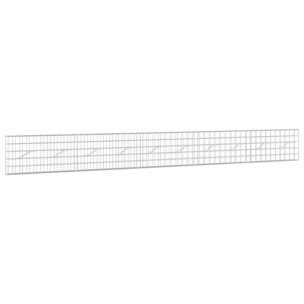 Gabion 5 mm langasta ja 10x10 cm verkosta 500x10x50 cm
