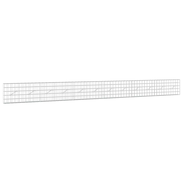Gabion 5 mm langasta ja 10x10 cm verkosta 600x10x50 cm