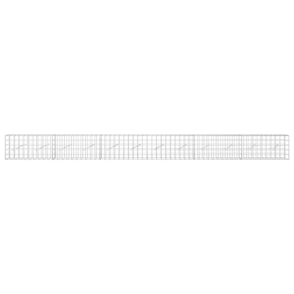 Gabion 5 mm langasta ja 10x10 cm verkosta 600x10x50 cm