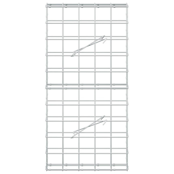 Gabion 5 mm langasta ja 10x10 cm verkosta 50x10x100 cm