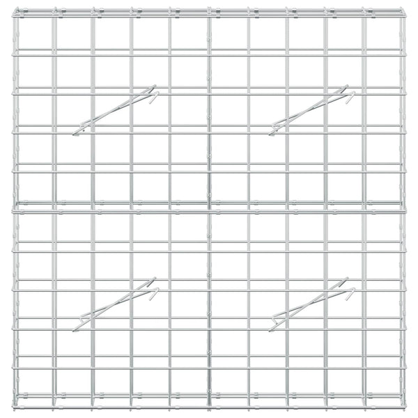 Gabion 5 mm langasta ja 10x10 cm verkosta 100x10x100 cm