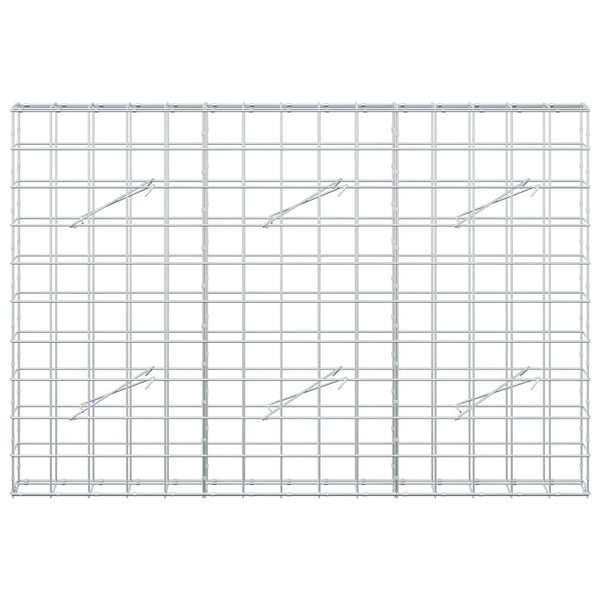 Gabion 5 mm langasta ja 10x10 cm verkosta 150x10x100 cm