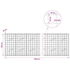 Gabion 5 mm langasta ja 10x10 cm verkosta 400x10x100 cm