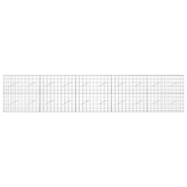 Gabion 5 mm langasta ja 10x10 cm verkosta 500x10x100 cm