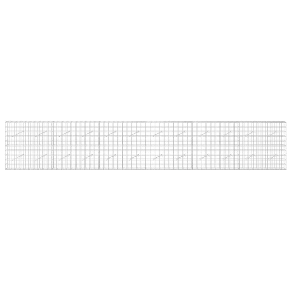 Gabion 5 mm langasta ja 10x10 cm verkosta 600x10x100 cm